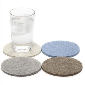 NWT Bierfilzl Round Felt Coasters